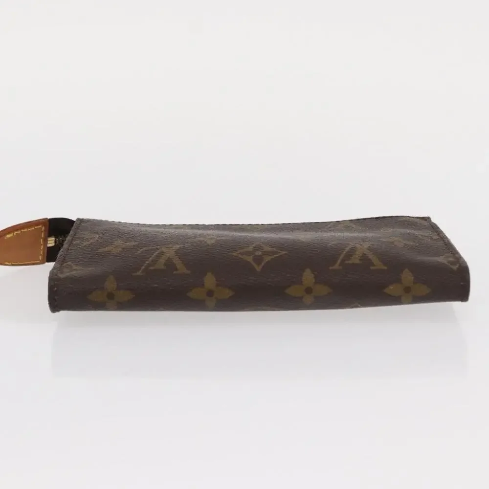 Louis Vuitton Monogram Bucket PM Accessory Pouch Brown